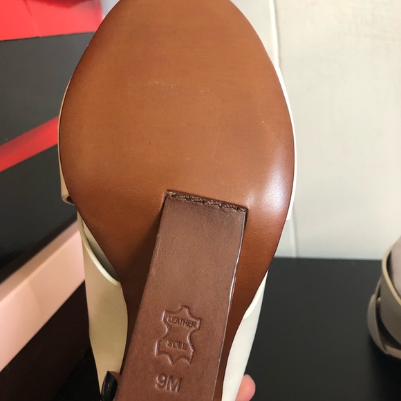 NWT Tory Burch Crisscross Mule Color Cube Wedge - Picture 6 of 6